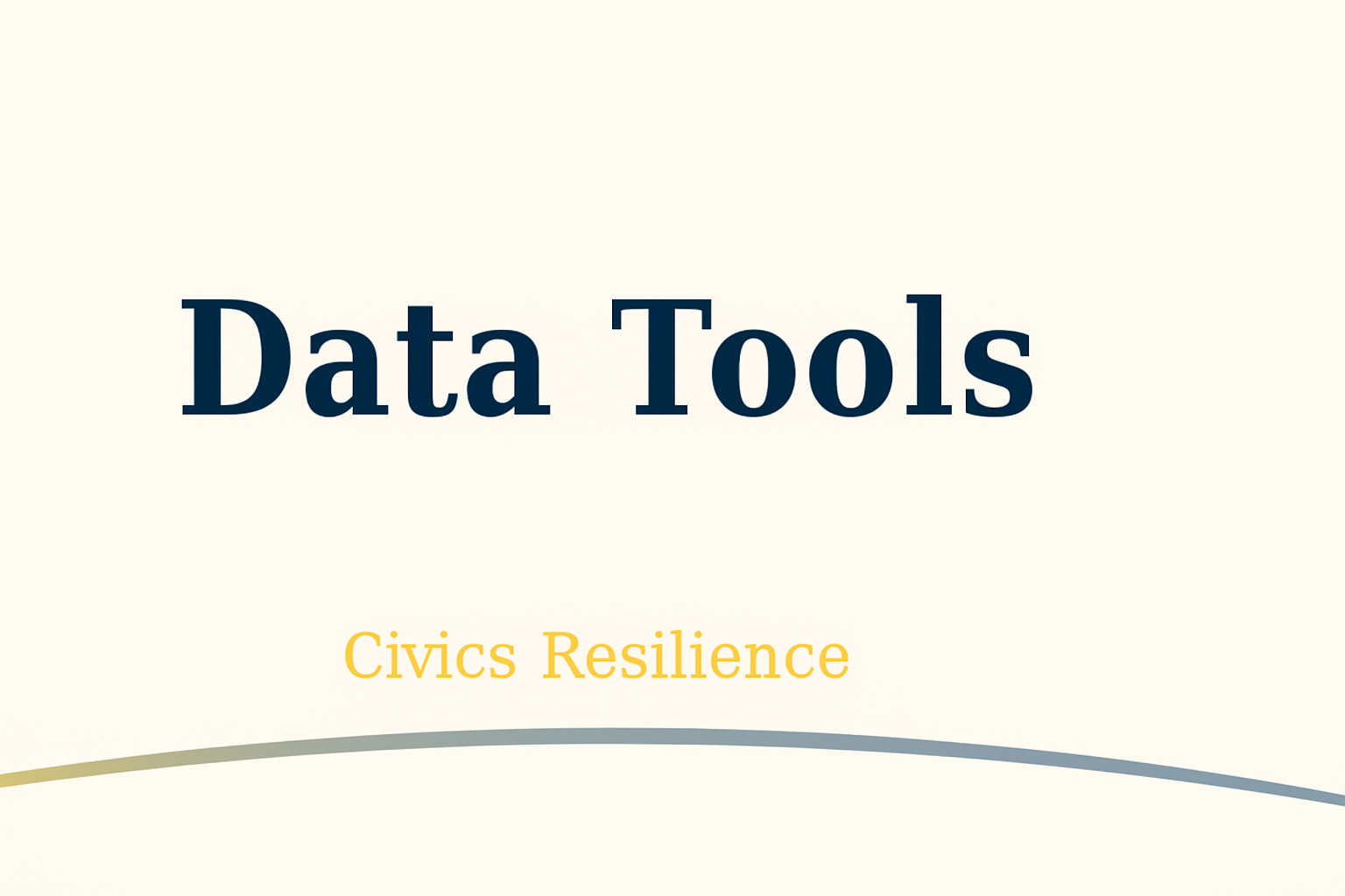 Data Tools
