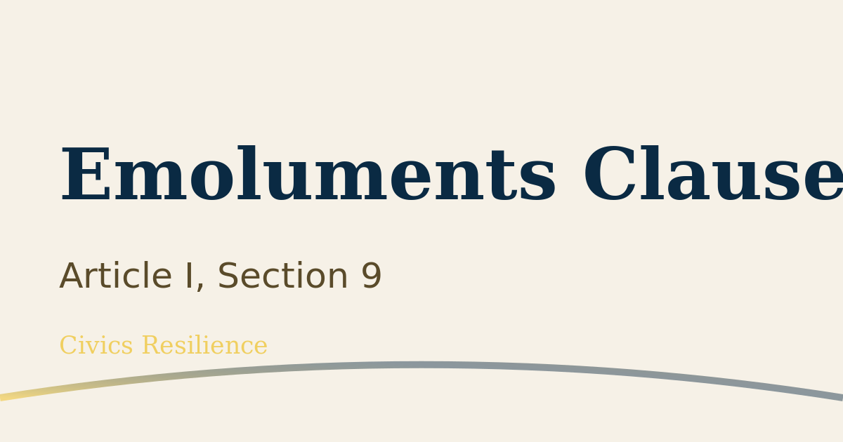 Emoluments